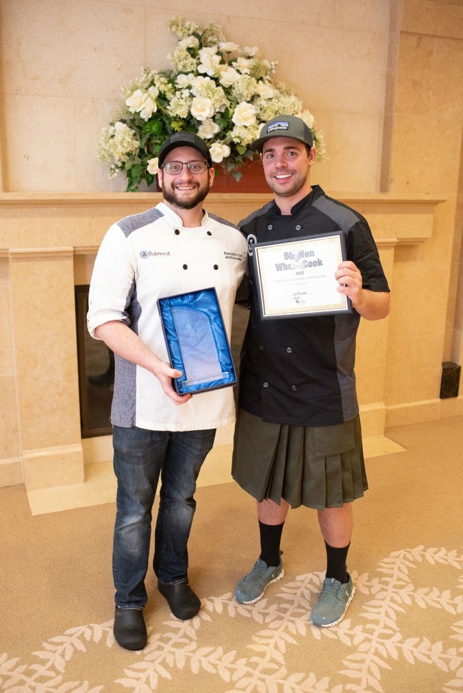 Chef Joe Schroder Wins at 50 Men Who Cook Fundraiser